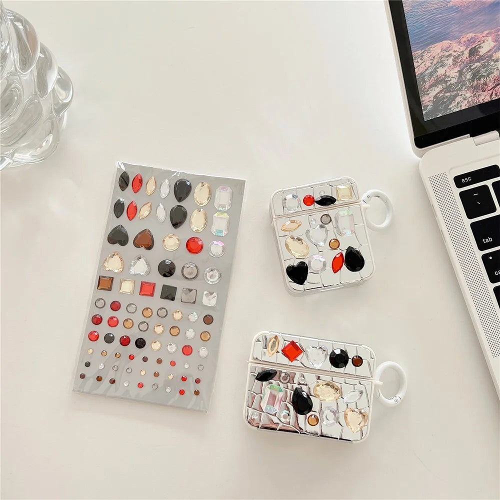 TPU Case for Apple AirPods with Charging Case (2016) / (2019) / AirPods with Wireless Charging Case (2019) Gem Docor Earphone Cover - Silver - 4