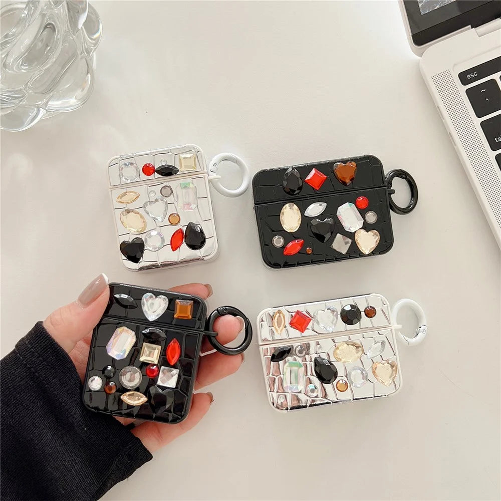 TPU Case for Apple AirPods with Charging Case (2016) / (2019) / AirPods with Wireless Charging Case (2019) Gem Docor Earphone Cover - Silver - 6