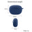 Silicone Case for Beats Studio Buds+ Bluetooth-compatible Earphone, Anti-drop Earbud Cover with Hanging Buckle - Dark Blue - 5