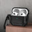 For AirPods 3 Earphone Protective Cover TPU+PC Carbon Fiber Texture Shockproof Case with Carabiner - Black - 2