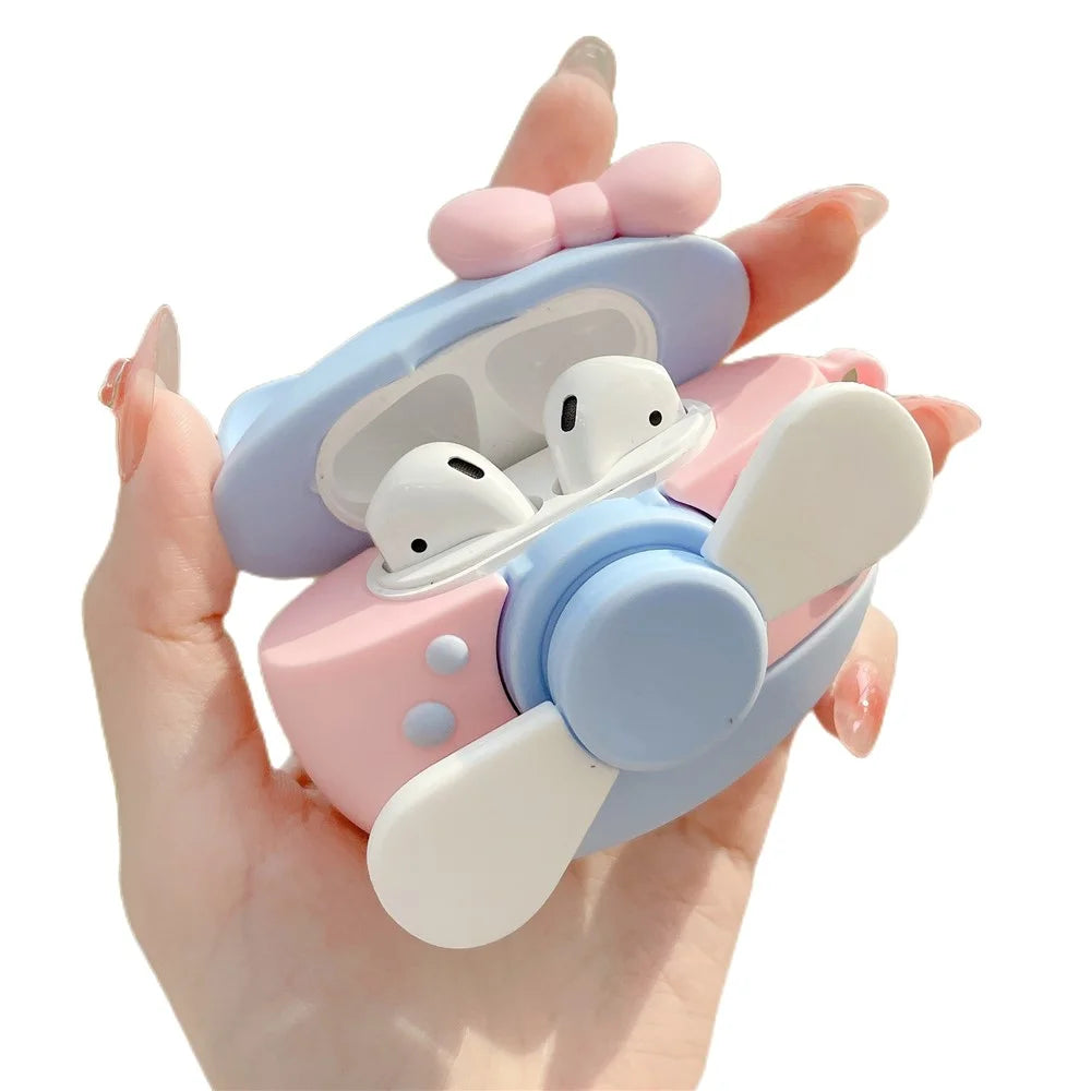 Earphones Case for Apple AirPods with Charging Case (2016) / (2019) / AirPods with Wireless Charging Case (2019) Silicone Cover with Carabiner - 1