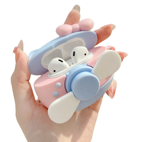 Earphones Case for Apple AirPods with Charging Case (2016) / (2019) / AirPods with Wireless Charging Case (2019) Silicone Cover with Carabiner - 1