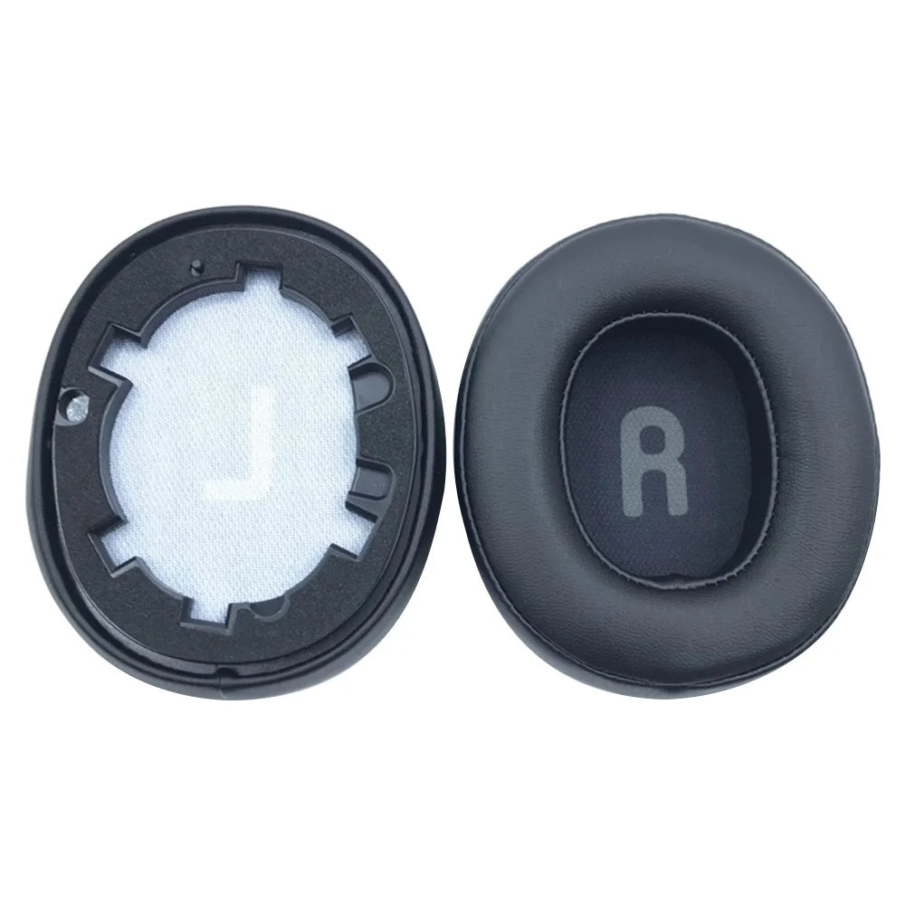 1 Pair For JBL Tune T700BT T710BT T750BTNC T760NC Protein Leather Ear Cushions Replacement Earpads - Black - 2