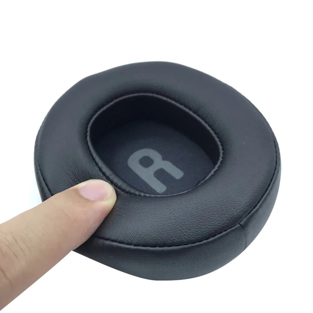 1 Pair For JBL Tune T700BT T710BT T750BTNC T760NC Protein Leather Ear Cushions Replacement Earpads - Black - 5