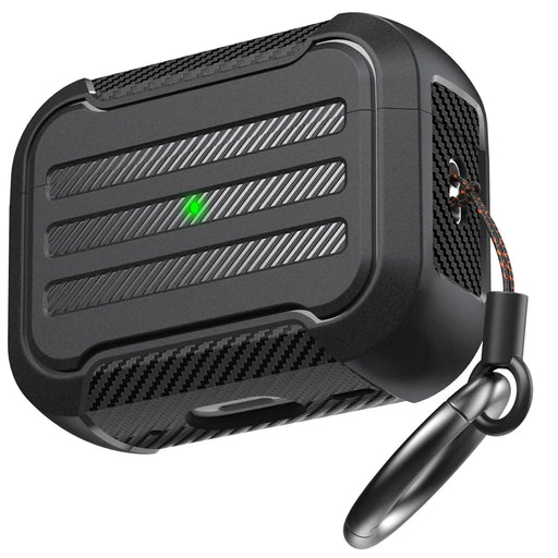AHASTYLE PT115-PRO For AirPods Pro 2 Silicone Drop-proof Cover Split Type Bluetooth-compatible Earphone Protective Case - Black - 1