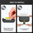 AHASTYLE PT115-PRO For AirPods Pro 2 Silicone Drop-proof Cover Split Type Bluetooth-compatible Earphone Protective Case - Black - 5