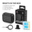 AHASTYLE PT115-PRO For AirPods Pro 2 Silicone Drop-proof Cover Split Type Bluetooth-compatible Earphone Protective Case - Black - 7