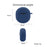 For SoundPEATS Air4 Bluetooth-compatible Earphone Silicone Case Dust-proof Protective Sleeve with Buckle - Dark Blue - 7
