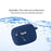 For JBL Tune Buds Earphone Silicone Case Anti-scratch Earbud Protective Cover with Buckle - Dark Blue - 5