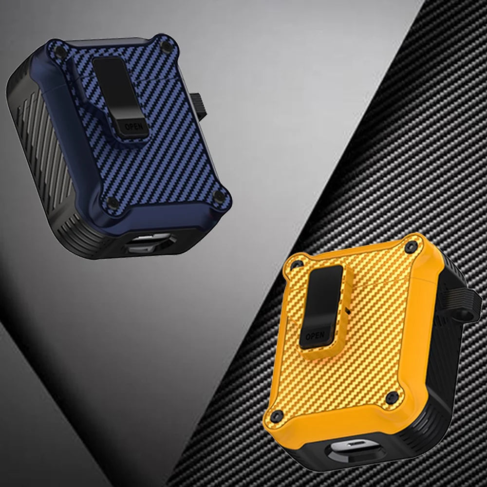 For Apple AirPods with Charging Case (2016) / (2019) / AirPods with Wireless Charging Case (2019) Earphone Case TPU Cover - Yellow - 7
