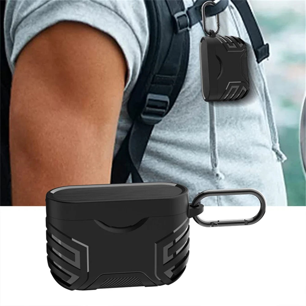 For Sony WF-1000XM3 Bluetooth-compatible Earphone Protective Case Drop-proof Earbud TPU Cover - Black - 5