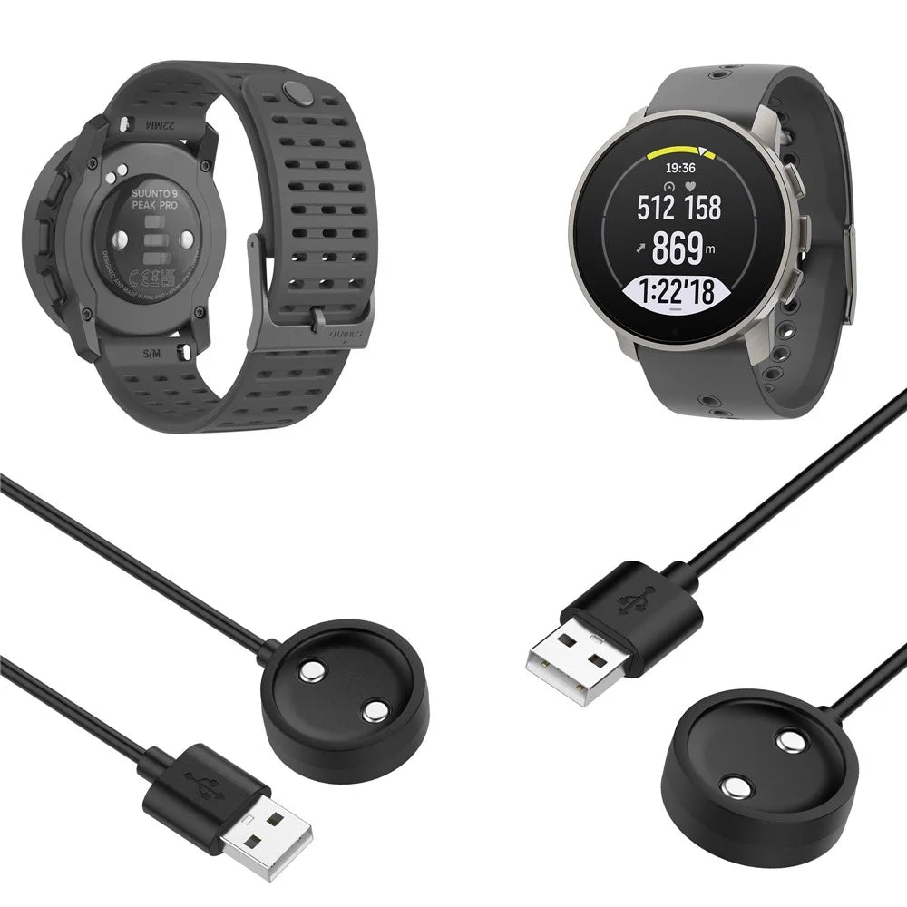1m Charging Cable for Suunto Vertical / 9 Peak Pro Charger Smart Watch Charging Base - 6