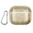 Glitter TPU+PU Case for Apple AirPods 3 Bluetooth-compatible Headset Charging Case Protective Cover - Gold - 1