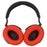 1 Pair For Sennheiser MOMENTUM 4 Wireless Bluetooth-compatible Headphone Earpad Silicone Protective Case - Red - 2