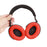 1 Pair For Sennheiser MOMENTUM 4 Wireless Bluetooth-compatible Headphone Earpad Silicone Protective Case - Red - 3