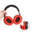 1 Pair For Sennheiser MOMENTUM 4 Wireless Bluetooth-compatible Headphone Earpad Silicone Protective Case - Red - 4