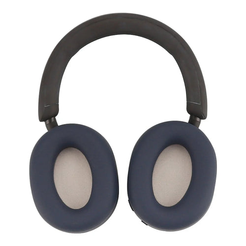 1 Pair for Sony WH-1000XM5 Headphone Silicone Ear Cap Earpad Protective Cover - Dark Blue - 1