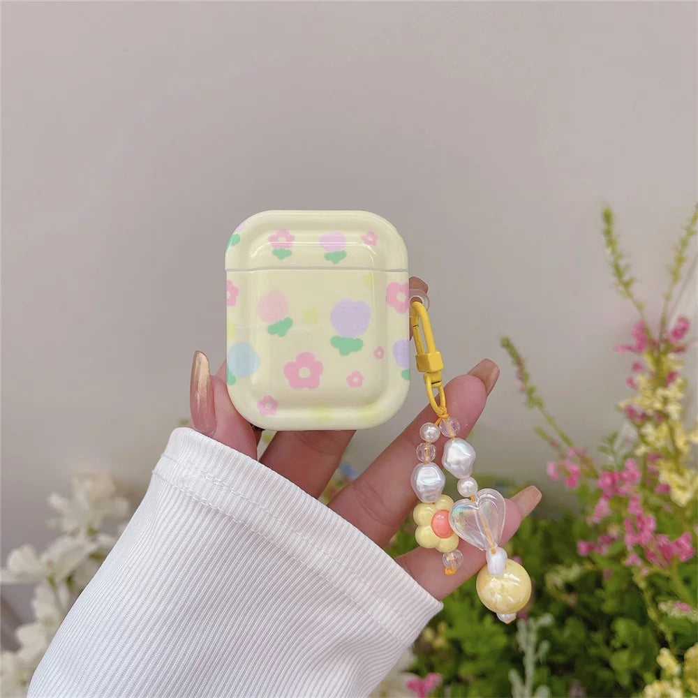 TPU Case for AirPods with Charging Case (2016) / (2019) / AirPods with Wireless Charging Case (2019) Earphone Cover with Pendant - 2