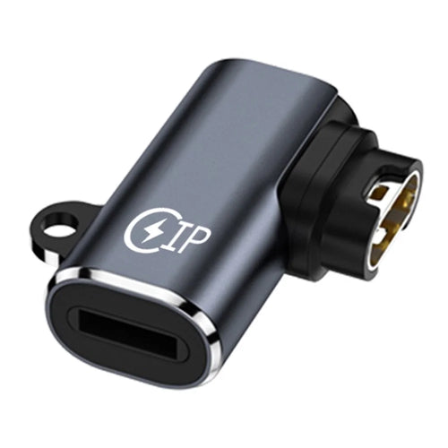 Smart Watch Charging Converter Angled iP to Garmin Watch Adapter Portable Mini Connector - 1