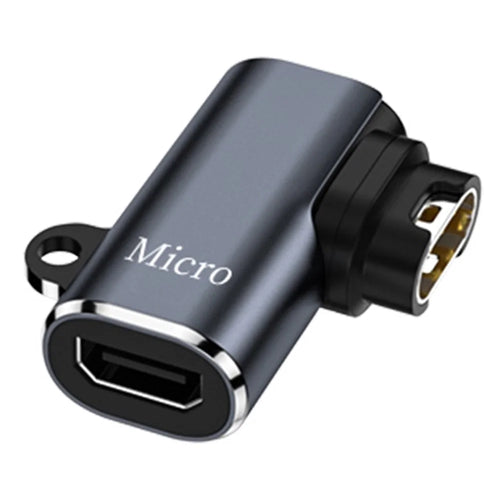 Angled Micro USB Watch Charger Connector for Garmin Smart Watch Charging Converter - 1