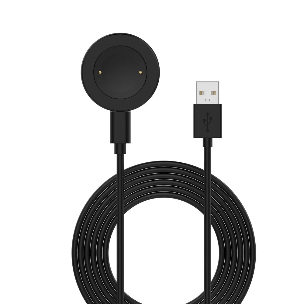 1m Detachable Charging Base for Honor Watch4 Charger Smart Watch Magnetic Charging Cable - Black - 4