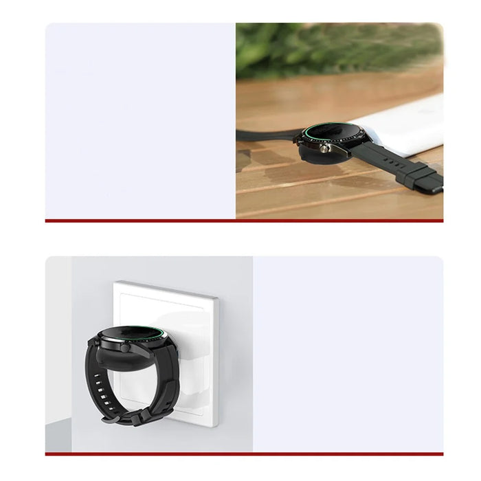 For Huami Amazfit T-rex Ultra Portable Waterdrop Shape USB Charger Smart Watch Charging Dock - 3