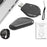 For Huami Amazfit T-rex Ultra Portable Waterdrop Shape USB Charger Smart Watch Charging Dock - 4