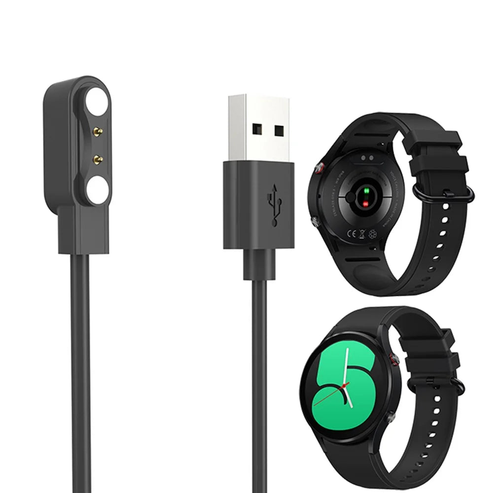 For Zeblaze GTR 3 Charging Cable Smart Watch Charger Magnetic Charging USB Cord - 2