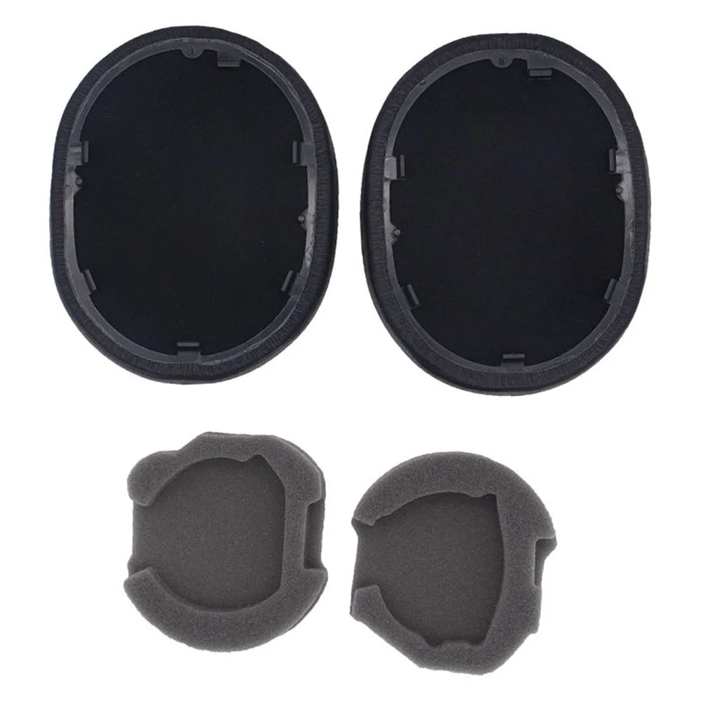 1 Pair For Sony WH-1000XM5 Replacement Earpad Headphone Silicone Ear Cap with Crowbar - Black - 4