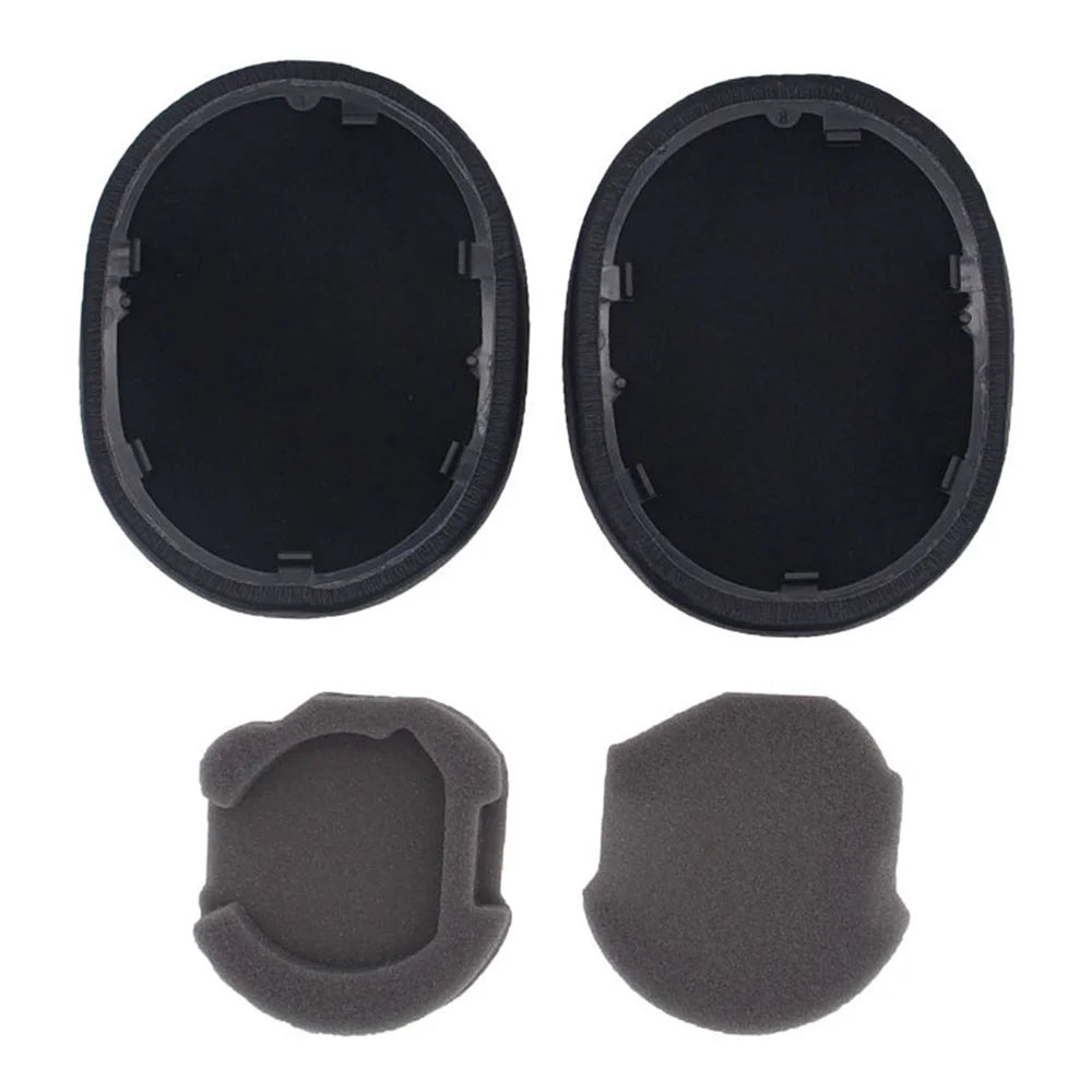 1 Pair For Sony WH-1000XM5 Replacement Earpad Headphone Silicone Ear Cap with Crowbar - Black - 5