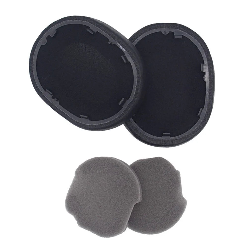 1 Pair For Sony WH-1000XM5 Replacement Earpad Headphone Silicone Ear Cap with Crowbar - Black - 6