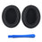1 Pair Replacement Earpad for Sony WH-1000XM4 Headphone Silicone Ear Cap with Crowbar - Black - 1