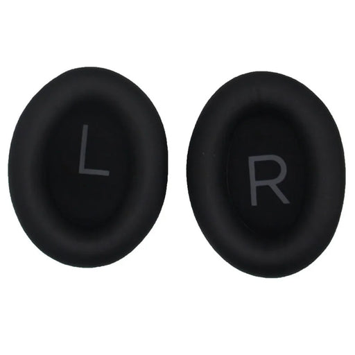 1 Pair Headphone Silicone Ear Cap for BOSE QuietComfort 45 Replacement Earpad with Crowbar - Black - 2