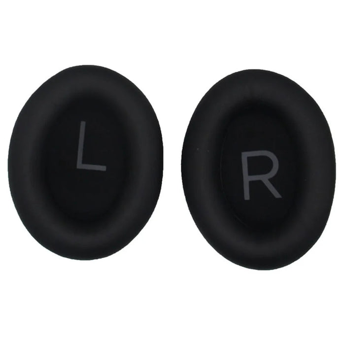 1 Pair Headphone Silicone Ear Cap for BOSE QuietComfort 45 Replacement Earpad with Crowbar - Black - 2