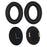 1 Pair Headphone Silicone Ear Cap for BOSE QuietComfort 45 Replacement Earpad with Crowbar - Black - 4