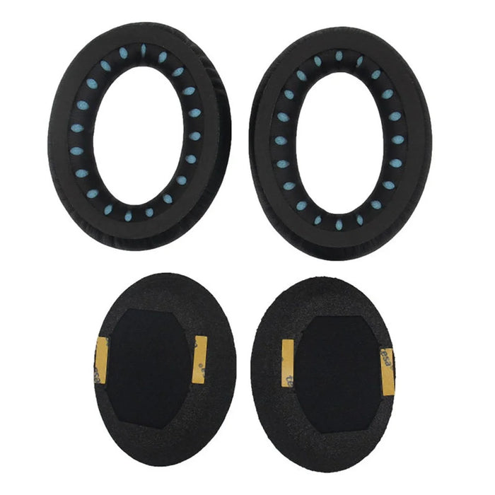 1 Pair Headphone Silicone Ear Cap for BOSE QuietComfort 45 Replacement Earpad with Crowbar - Black - 6