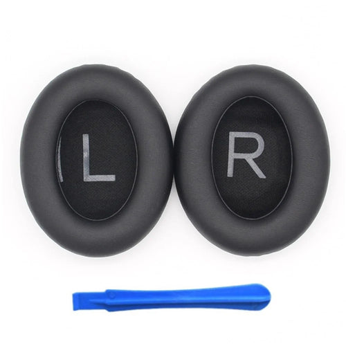 1 Pair Silicone Ear Cap for Bose NC700 Replacement Headphone Earpad with Crowbar - Black - 1