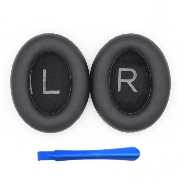1 Pair Silicone Ear Cap for Bose NC700 Replacement Headphone Earpad with Crowbar - Black - 1