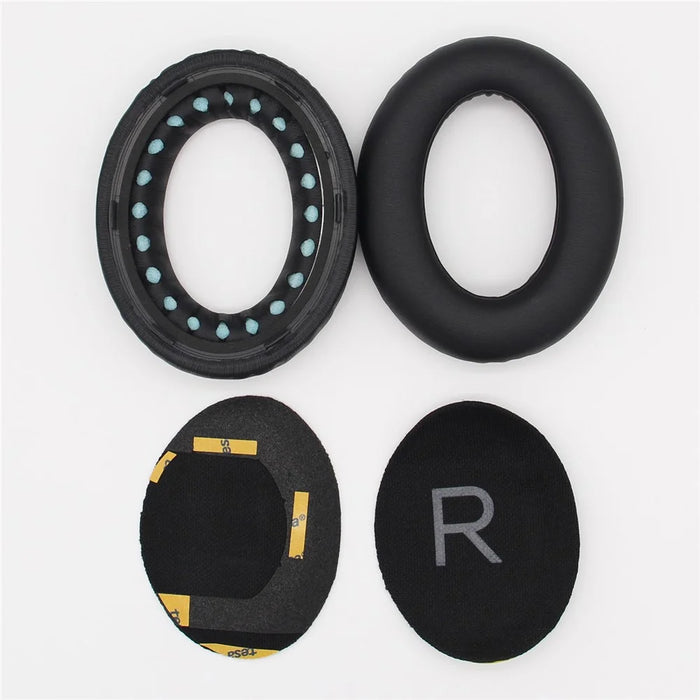 1 Pair Silicone Ear Cap for Bose NC700 Replacement Headphone Earpad with Crowbar - Black - 6