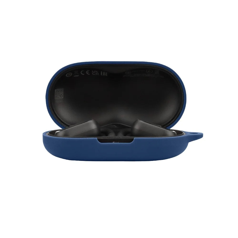 For 1MORE S30 Protection Cover Headset Silicone Case Wireless Headphone Sleeve with Buckle - Dark Blue - 3