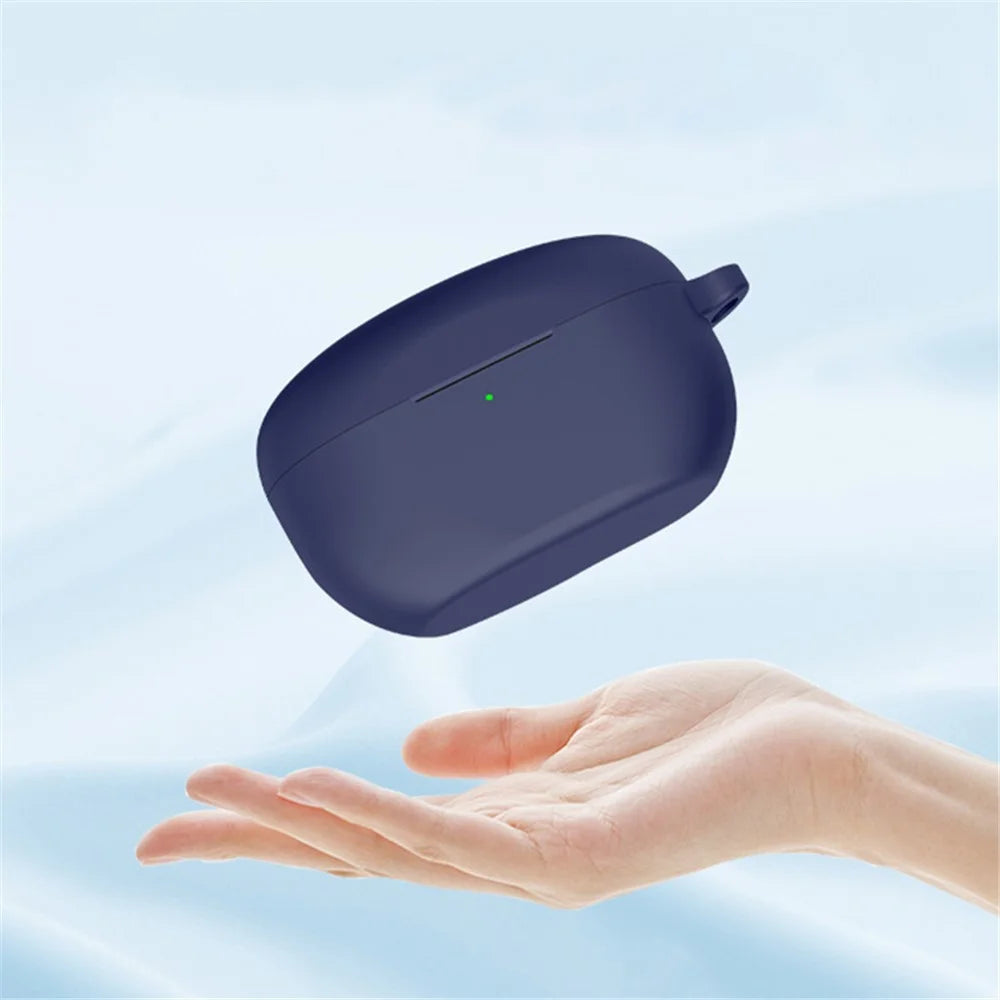 Earphone Silicone Case for Sony WF-1000XM5 , Bluetooth-compatible Earbud Anti-drop Protective Cover - Midnight Blue - 4