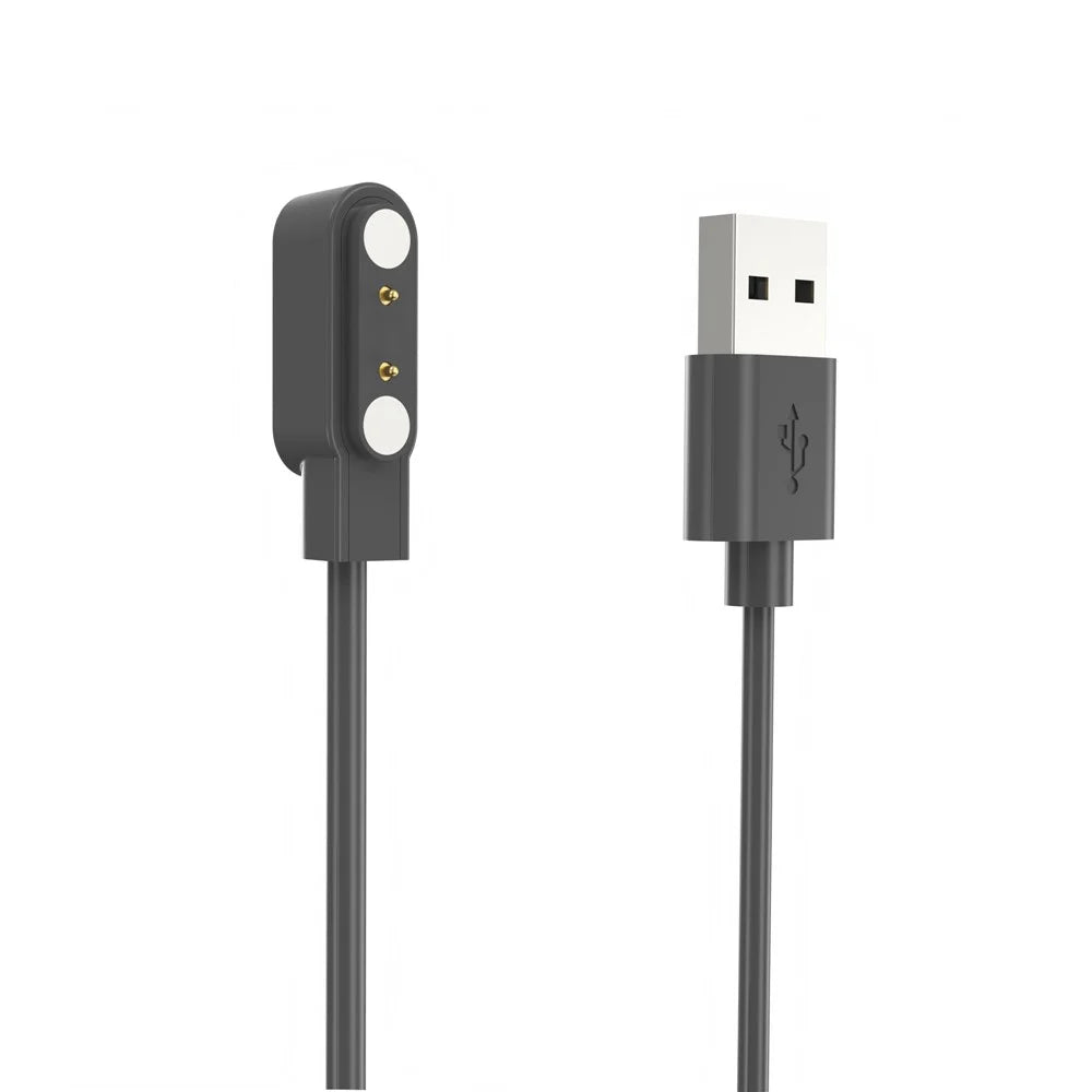 For Imilab W02 Smart Watch Charger Magnetic Watch USB Charging Cable Cord - Black - 2