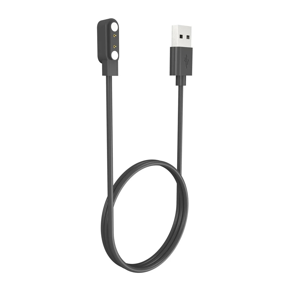 For Imilab W02 Smart Watch Charger Magnetic Watch USB Charging Cable Cord - Black - 6