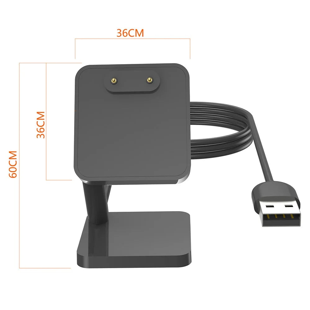 Magnetic Charger Dock for Huawei Band 8 / Band 8 NFC , Nightstand Charger Base Holder with 100cm USB Cable - 7