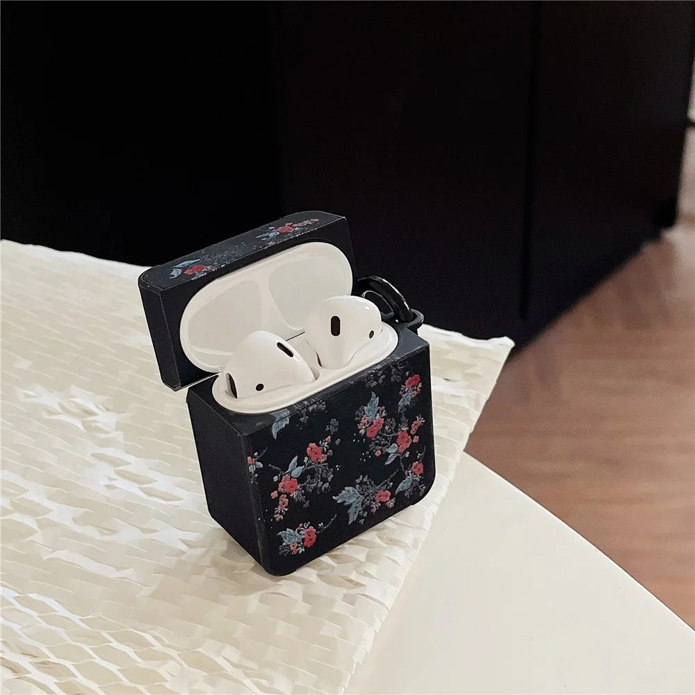 Earbud Case for Apple AirPods with Charging Case (2016) / (2019) / AirPods with Wireless Charging Case (2019) Leather+TPU Earphone Cover - 2