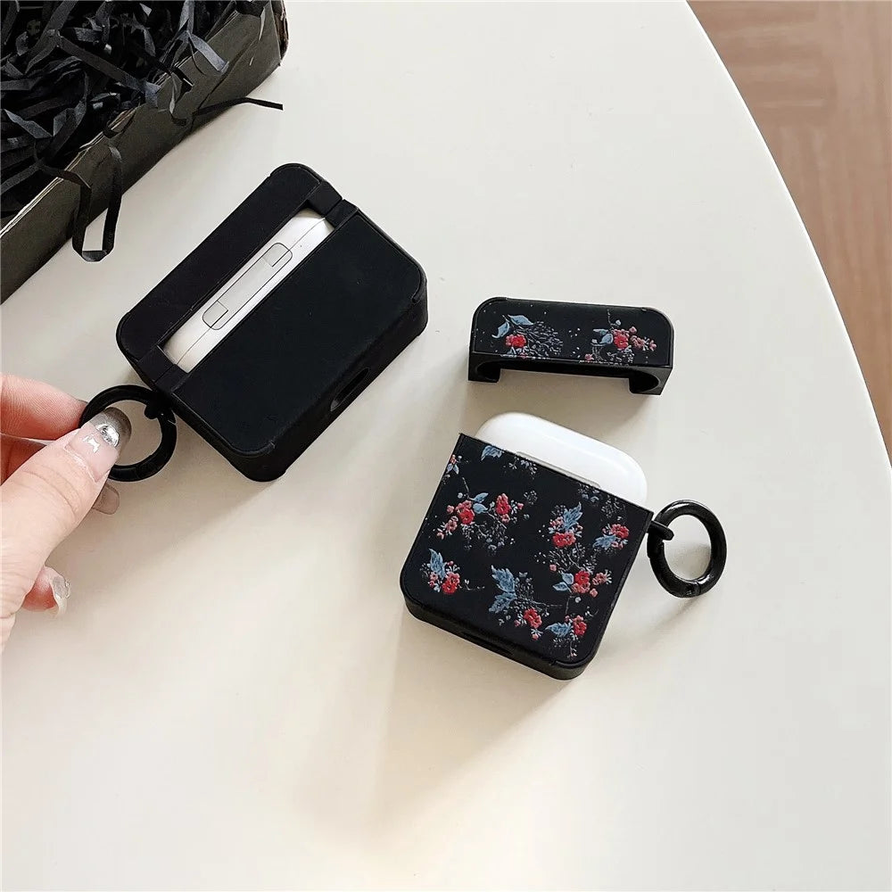 Earbud Case for Apple AirPods with Charging Case (2016) / (2019) / AirPods with Wireless Charging Case (2019) Leather+TPU Earphone Cover - 3