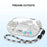 AHASTYLE WE17 Silicone Case for AirPods Pro 2 , Butterfly Printing Bluetooth-compatible Earphone Protective Cover - 2