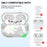 AHASTYLE WE17 Silicone Case for AirPods Pro 2 , Butterfly Printing Bluetooth-compatible Earphone Protective Cover - 6