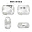 AHASTYLE WE17 Silicone Case for AirPods Pro 2 , Butterfly Printing Bluetooth-compatible Earphone Protective Cover - 7