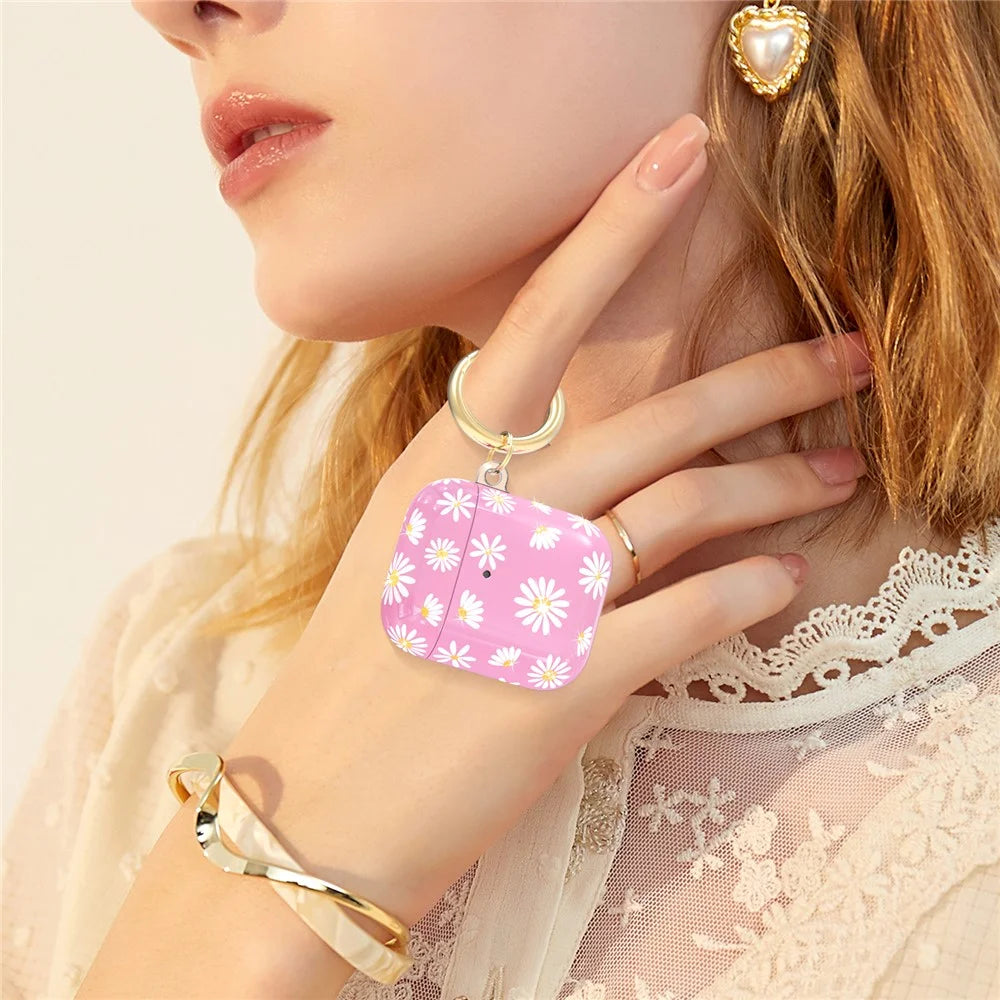 AHASTYLE PT-LC142-A-DY For AirPods with Wireless Charging Case (2019) / AirPods with Charging Case (2019) / (2016) Splittable Cover TPU Case - Pink - 5